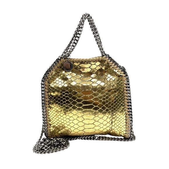 Stella McCartney Falabella Mini Tote Bag, Gold, C7 - Picture 2 of 16